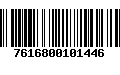 Código de Barras 7616800101446