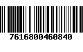 Código de Barras 7616800460840