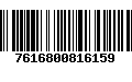 Código de Barras 7616800816159