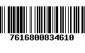 Código de Barras 7616800834610