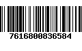 Código de Barras 7616800836584