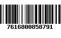 Código de Barras 7616800858791