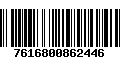 Código de Barras 7616800862446