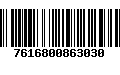 Código de Barras 7616800863030