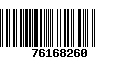 Código de Barras 76168260