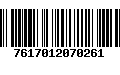 Código de Barras 7617012070261