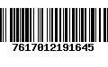 Código de Barras 7617012191645