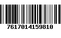 Código de Barras 7617014159810