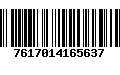 Código de Barras 7617014165637