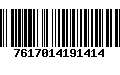 Código de Barras 7617014191414