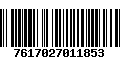 Código de Barras 7617027011853