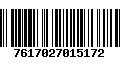 Código de Barras 7617027015172