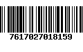 Código de Barras 7617027018159