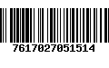 Código de Barras 7617027051514