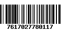 Código de Barras 7617027780117