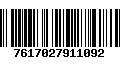 Código de Barras 7617027911092