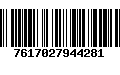 Código de Barras 7617027944281