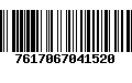 Código de Barras 7617067041520