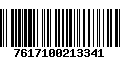 Código de Barras 7617100213341