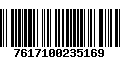 Código de Barras 7617100235169