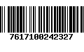 Código de Barras 7617100242327