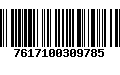 Código de Barras 7617100309785