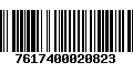 Código de Barras 7617400020823