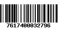 Código de Barras 7617400032796