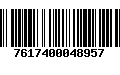 Código de Barras 7617400048957