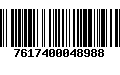 Código de Barras 7617400048988