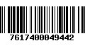 Código de Barras 7617400049442