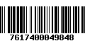 Código de Barras 7617400049848