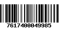 Código de Barras 7617400049985