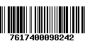 Código de Barras 7617400098242