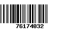 Código de Barras 76174032