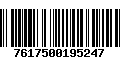 Código de Barras 7617500195247