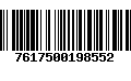 Código de Barras 7617500198552