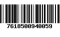 Código de Barras 7618500940059