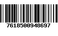 Código de Barras 7618500948697