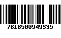 Código de Barras 7618500949335