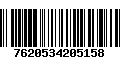 Código de Barras 7620534205158