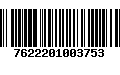 Código de Barras 7622201003753