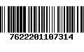 Código de Barras 7622201107314