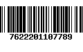 Código de Barras 7622201107789