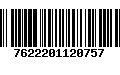 Código de Barras 7622201120757