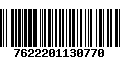 Código de Barras 7622201130770