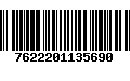 Código de Barras 7622201135690