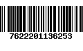 Código de Barras 7622201136253