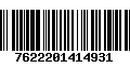 Código de Barras 7622201414931