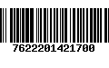 Código de Barras 7622201421700